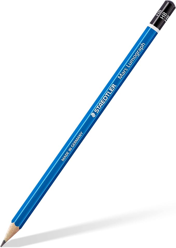 STAEDTLER Mars Lumograph HB Graphite Art Drawing Pencil, 6 Pencils - Image 2