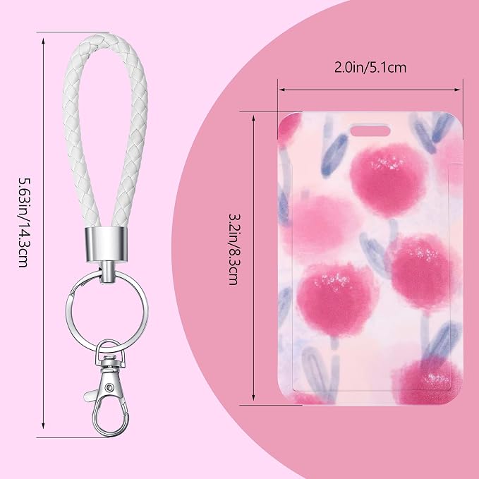 ID Card Badge Holder Key Chain - Image 2
