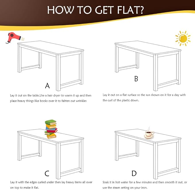 Glass PVC Table Top Protector - Image 6
