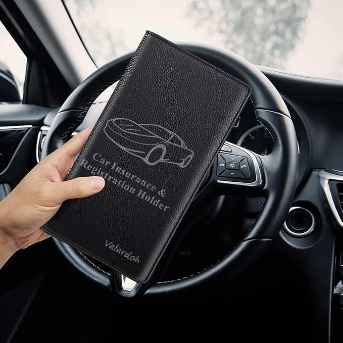 Valardoh Premium Car Registration and Insurance Card Holder, Car Document Holder - Image 6