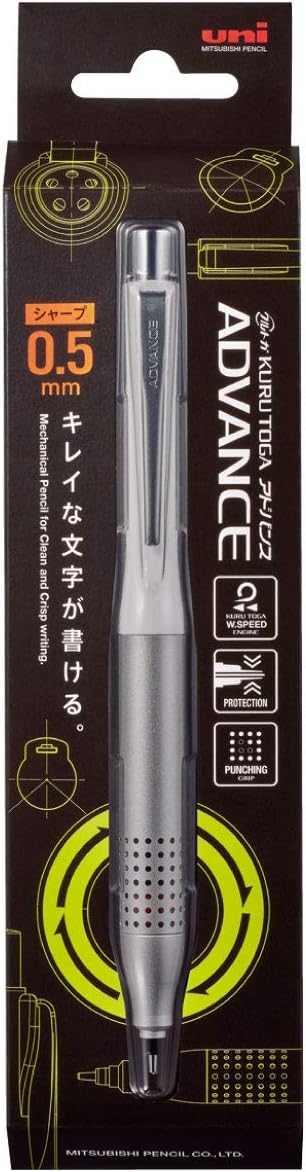 uni Kurutoga Advance Upgrade Model 0.5mm Mechanical Pencil - Image 2