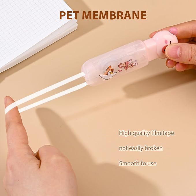 Cute Capybara Correction Tape, Mini Retractable Correction Tape Pen, - Image 4
