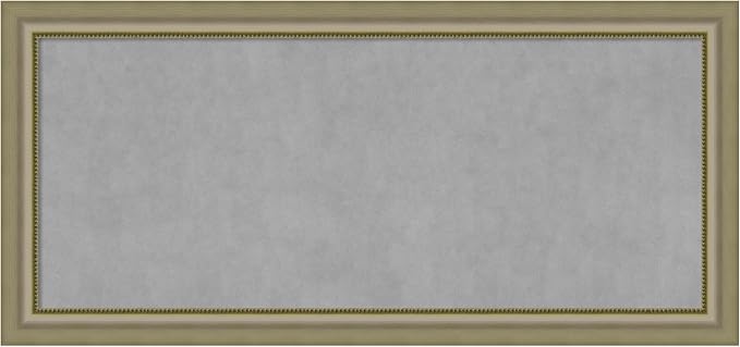 Amanti Art Silver Framed Magnetic Board 25x53 Oversize Vision Board by AmantiArt