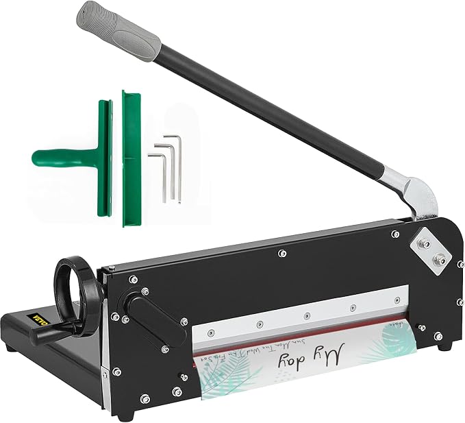 VEVOR Guillotine Paper Cutter 12", Heavy Duty Paper Cutter A4 400 Sheets by VEVOR