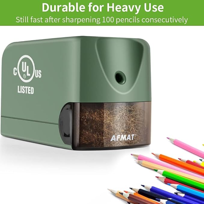 AFMAT 10 Pack Electric Pencil Sharpener, Heavy Duty Pencil Sharpener - Image 4
