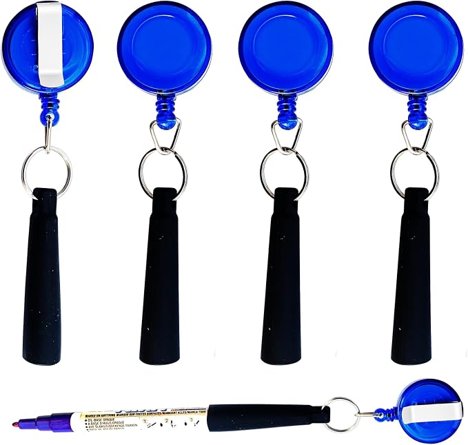 Duty Retractable Pull Pen Holder -Thick Nylon Cable- Ideal - Image 7