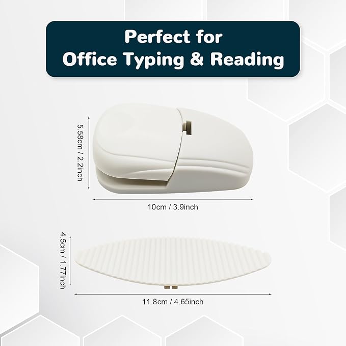 Paper Holder for Typing, Compact Paper Stand for Desk When Typing, Copy Holder - Image 4