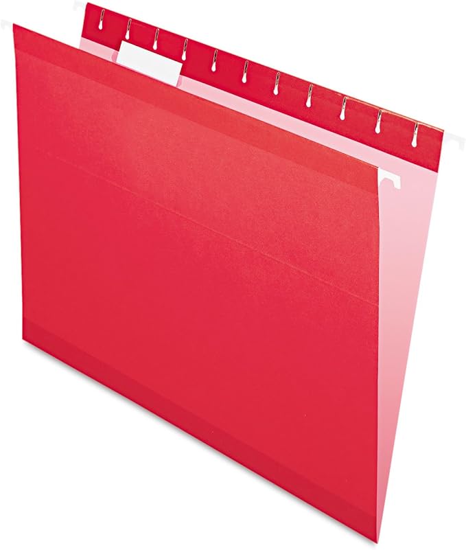 Pendaflex Reinforced Hanging File Folders, Letter Size, 1/5 Cut by TOPSProducts