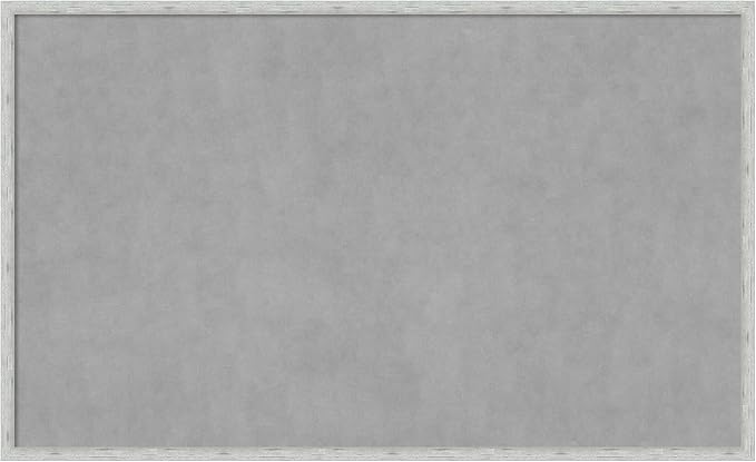 Amanti Art Silver Framed Magnetic Board 25x41 Large Vision Board by AmantiArt