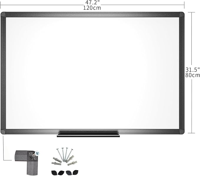 VIZ-PRO Magnetic Dry Erase White Board, 48 X 32 Inches - Image 2
