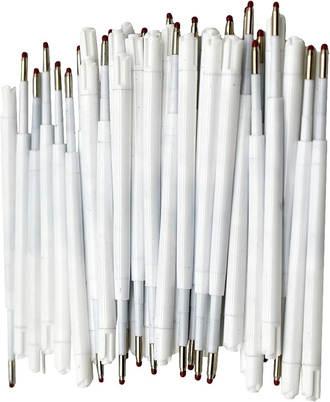100 PCS Ballpoint Pen Refills Retractable Pen Refills 3.86" Black Ink - Image 9