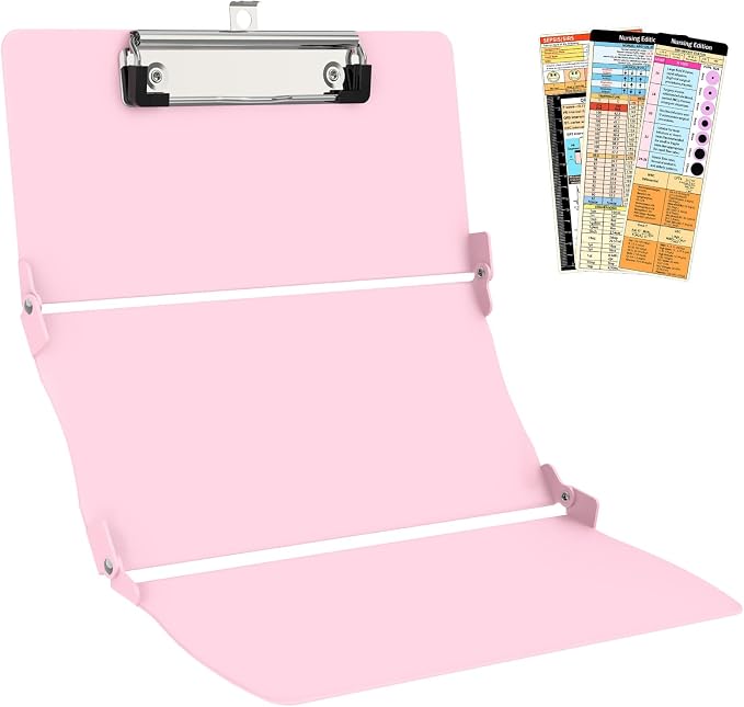 Trustnice Nursing Clipboard Foldable DIY Edition Medical Cheat Sheets Aluminum by Trustnice