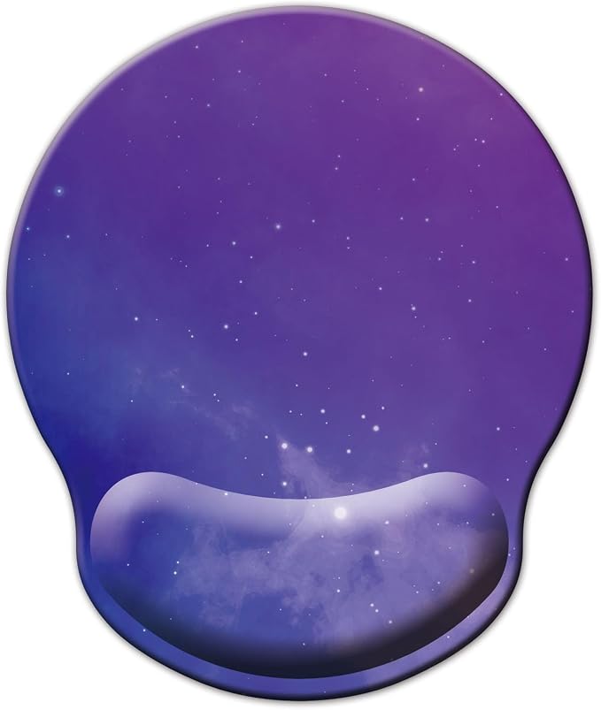 Mouse Pad with Wrist Support, Ergonomic Mouse Pad with Memory Foam Wrist Rest by LIZPARE