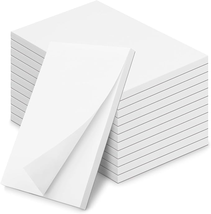 Note Pads 4x6 Inch, 12 Pack Blank Scratch Pads by Hoiny