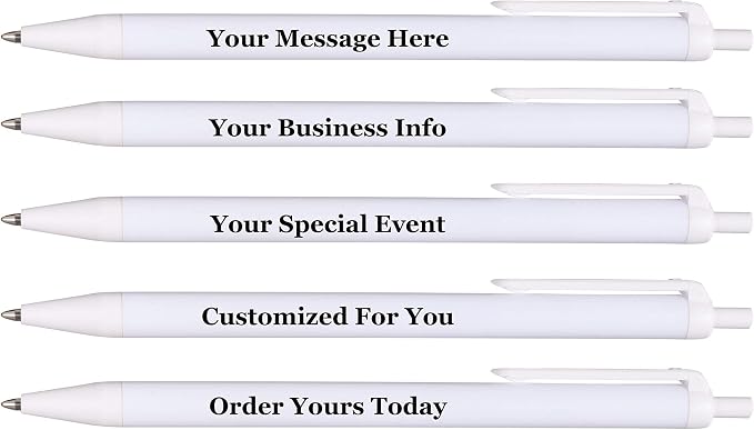 RevMark Personalized Ballpoint Pen, Custom Printed Name, Business or Event by RevMark