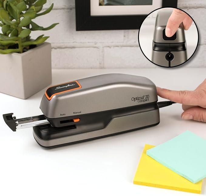 Swingline Electric Stapler, 20 Sheet Capacity, Optima 20, Jam Free, Automatic - Image 6