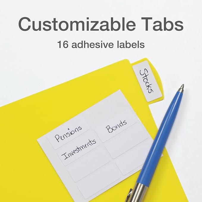 Oxford Plastic Binder Dividers for 3 Ring Binder, Durable Plastic-Binder Divider - Image 4