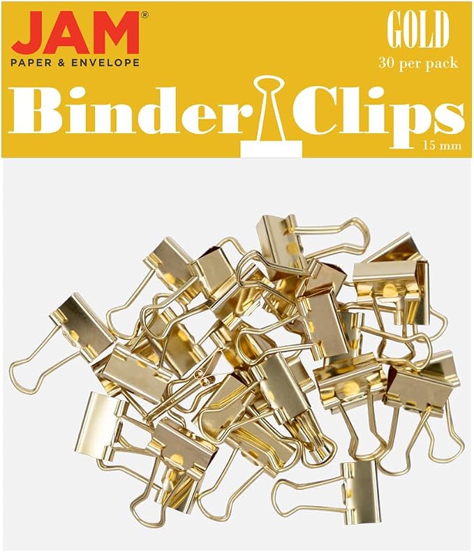 JAM PAPER Colorful Binder Clips by JAMPaper
