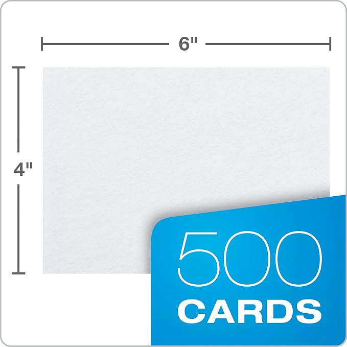 Oxford Index Cards, Index Cards, Blank on Both Sides - Image 3