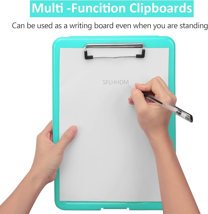SFLHHDM Clipboard with Storage, Clipboards Foldable - Image 6