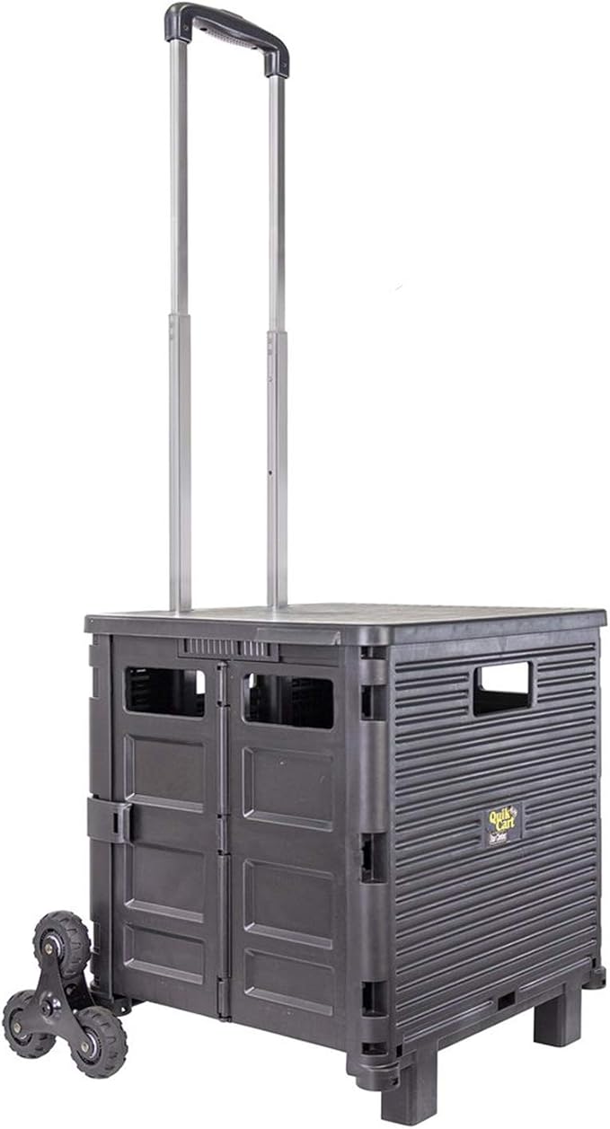 dbest products Quik Cart Elite Stair Climber Wheeled Rolling Crate Teacher by dbestproductsInc