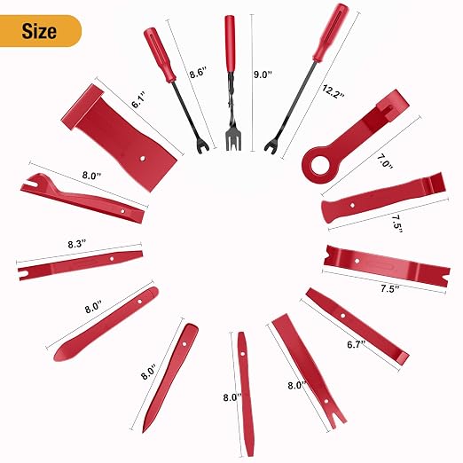 GOOACC 238Pcs Trim Removal Tool, Auto Push Pin Bumper Retainer Clip Set - Image 2