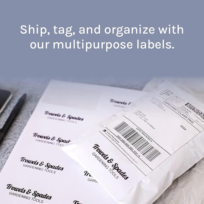 Premium Label Supply White Sticker Address Labels – 2" x 4" – Laser/Inkjet - Image 5