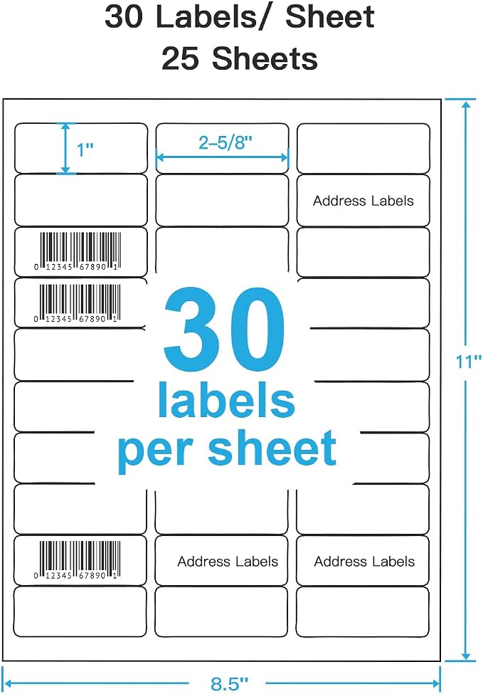 Shipping Address Labels, Mailing Labels, Strong Adhesive - Image 2