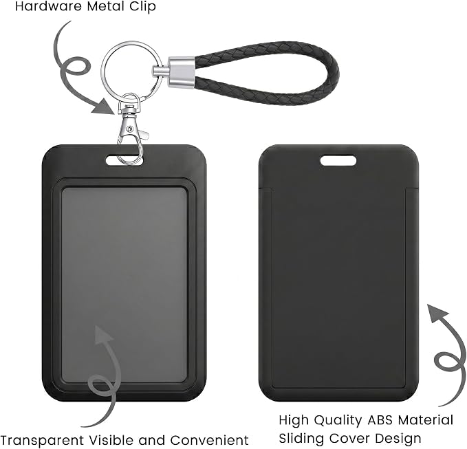 ID Card Badge Holder Key Chain - Image 3
