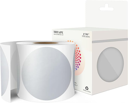 3 Inch Round Color Coding Labels by Unknown