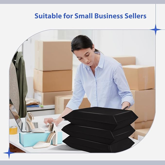 Fuxury 500 Pack 17.7x22" Black Large Poly Mailers Bulk, Waterproof Mailing - Image 6