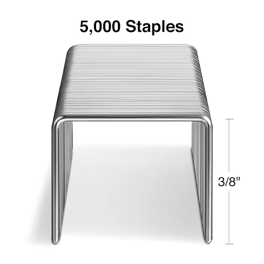 TRU RED High‑Capacity Staples, 3/8‑Inch Leg Length, 5000‑Count – Heavy‑Duty - Image 4