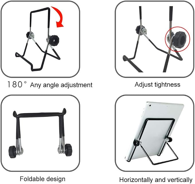 CATHATRR Holder 180° Adjustable Angle Foldable Metal Stand Mount - Image 7