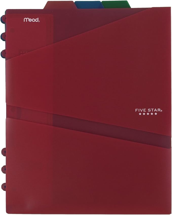 Five Star 2-Pocket Dividers, Colors Will Vary, 3 Pack - Image 2