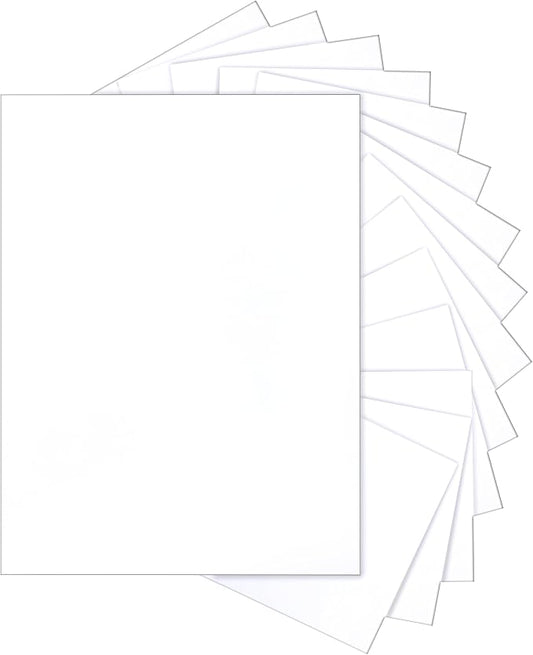 Silunkia 100 Sheets White Cardstock 8.5 x 11 Printer Paper, 200gsm/75lb by Silunkia