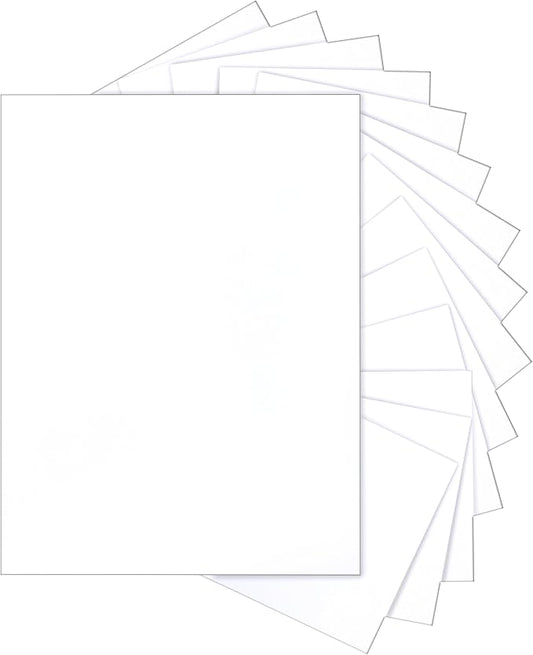 Silunkia 300 Sheets White Cardstock 8.5 x 11 Printer Paper, 75lb Heavyweight by Silunkia