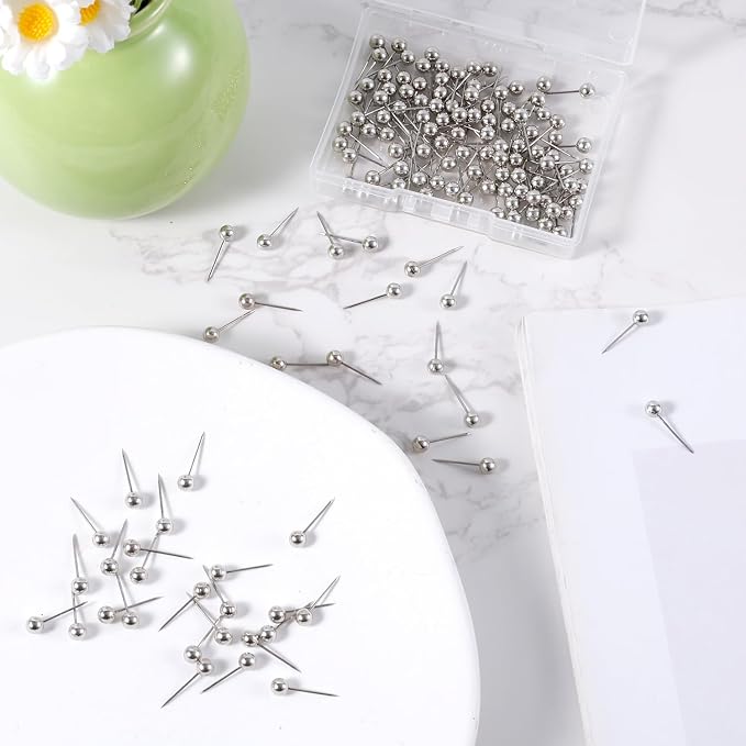 200pcs Map Push Pins, Map Tacks Round Head Map Pins - Image 3