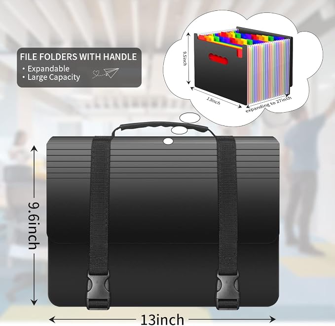 25 Pockets Accordion File Organizer - Image 6