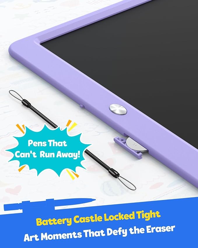 TEKFUN 12" LCD Writing Tablet for Kids Ages 3–8, Fun Drawing Tablet for - Image 4