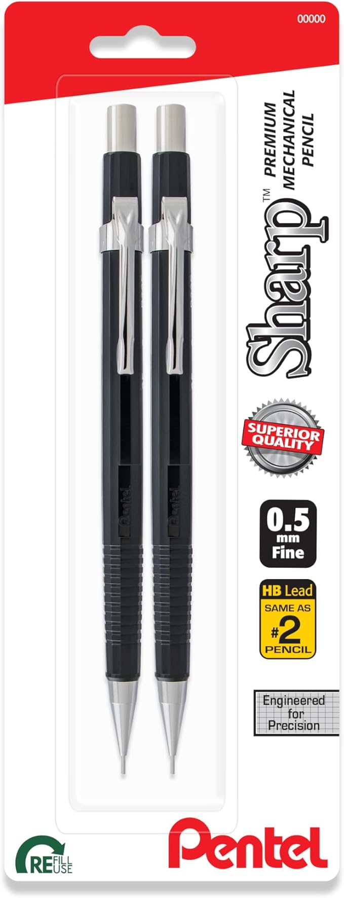 Pentel Sharp Mechanical Pencil, Fine Line by PentelofAmerica