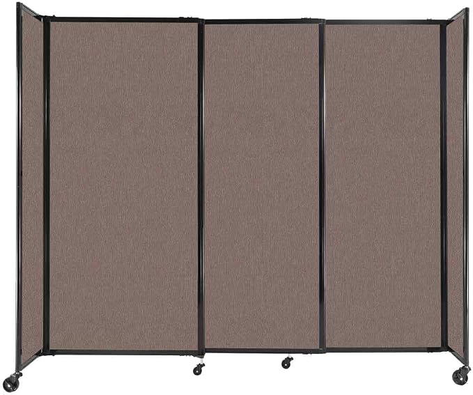 Versare Straightwall Sliding Portable Wall Partition | Freestanding Office by VERSARE