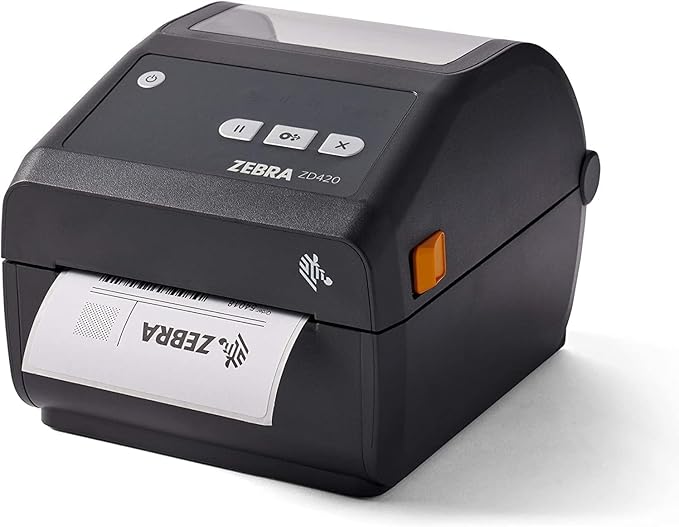 Zebra ZD420 / ZD420d Direct Thermal Desktop Printer 203 dpi Print Width 4 in USB Ethernet ZD42042-D01E00EZ-DeskLoop Office