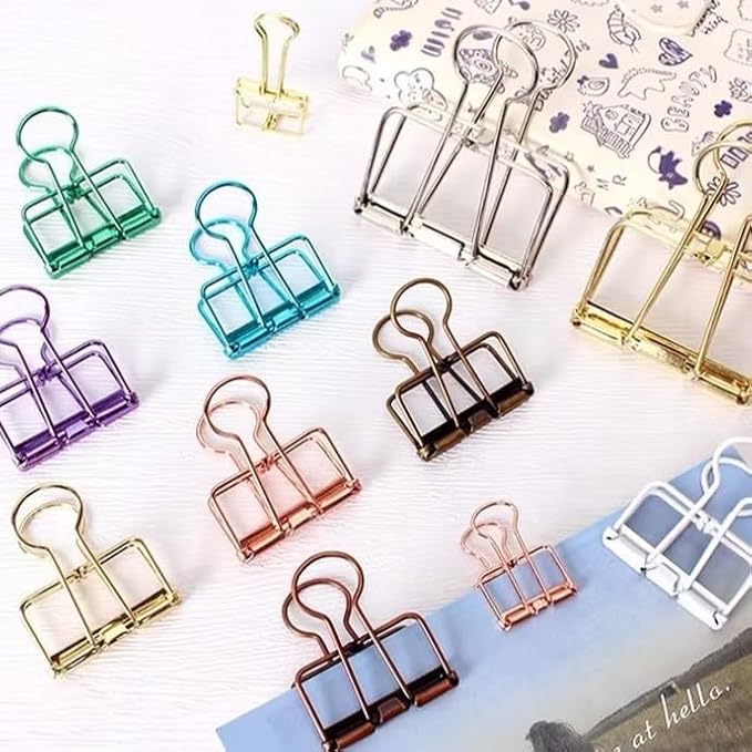 Purple Binder Clips - Image 4