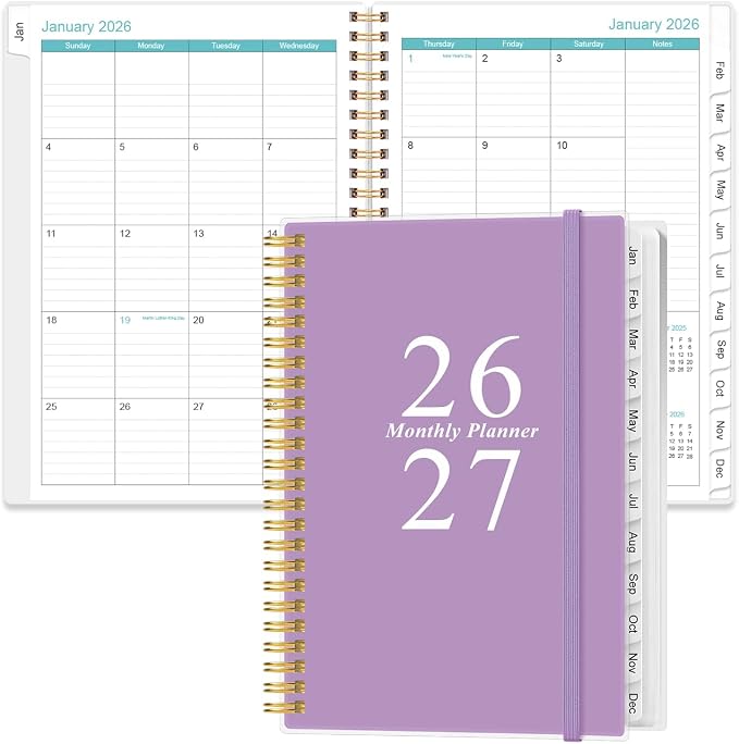 2026-2027 Monthly Planner by Heveboik
