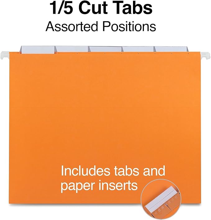 Staples Hanging File Folders, Letter Size, Reinforced - Image 2