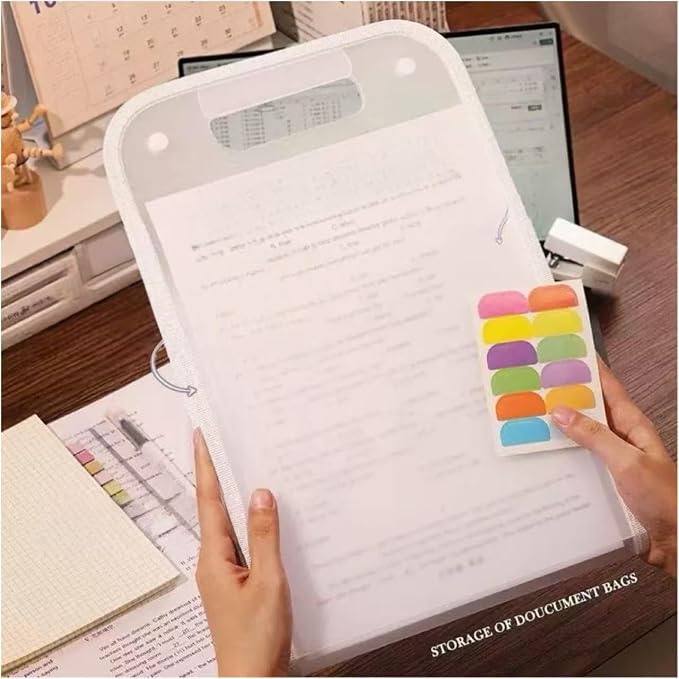 Vertical Accordion File Folder, 13 Pockets Expanding File Organize - Image 3