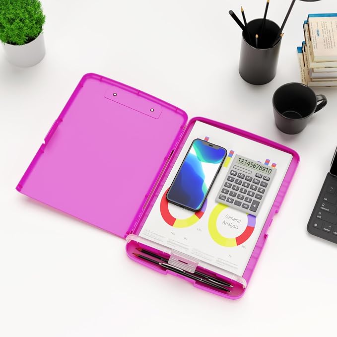 Hongri Clipboard with Storage with Pen Holder, Folder Nursing Clip Board 8.5 x - Image 6