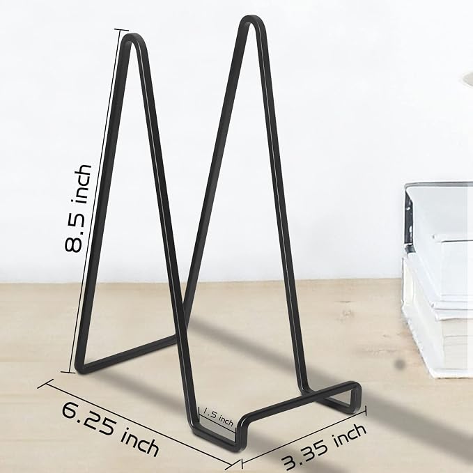 Decolore 4 Pack 8.5 Inch Black Picture Stands - Image 2
