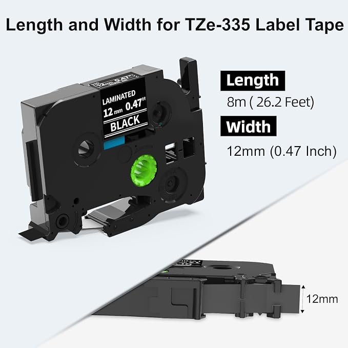 Labelife Label Maker Tape Black Replacement - Image 8