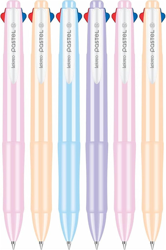 Lekreo Multi-color Ballpoint Pens, 4-in-1 Colored Pens 0.7 Medium Fine Point by Unknown